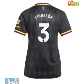 Billiga Aston Villa Victor Lindelof #3 Bortatröja Dam 2026-27 Kortärmad